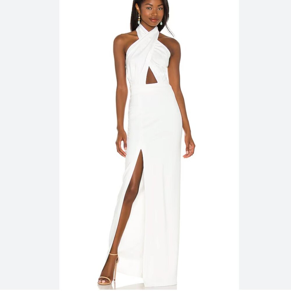 Amanda Uprichard X REVOLVE Zahara Gown in White size large